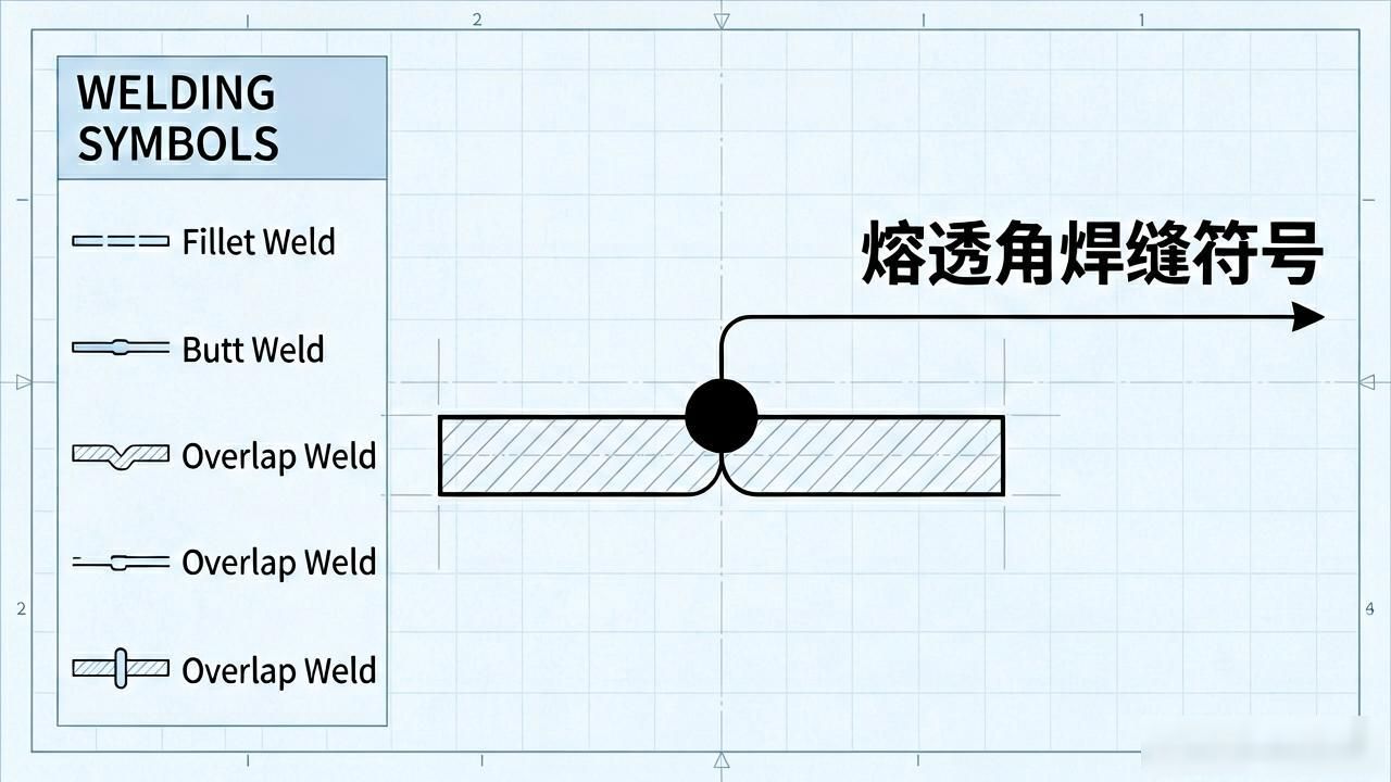 焊接图纸符号解析大全_焊接矩形管符号大全图_焊接符号标注实例及方法