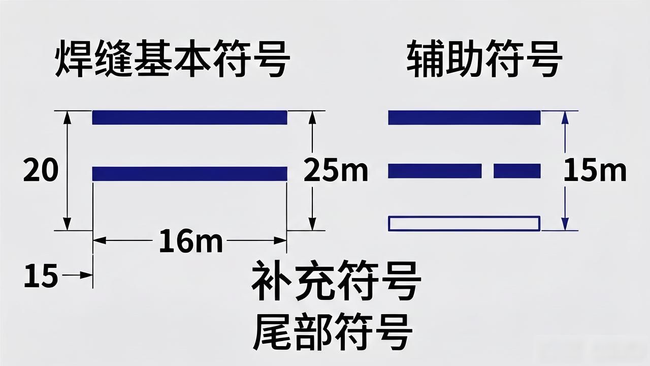 焊接图纸符号标注_安装图焊接符号_焊接符号标注方法