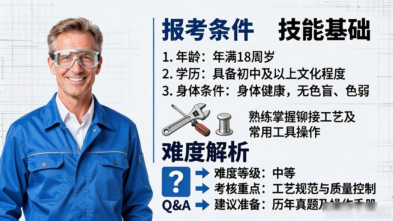铆工培训课程报考要求_铆工职业资格证考试难度_铆工要使用的工具有