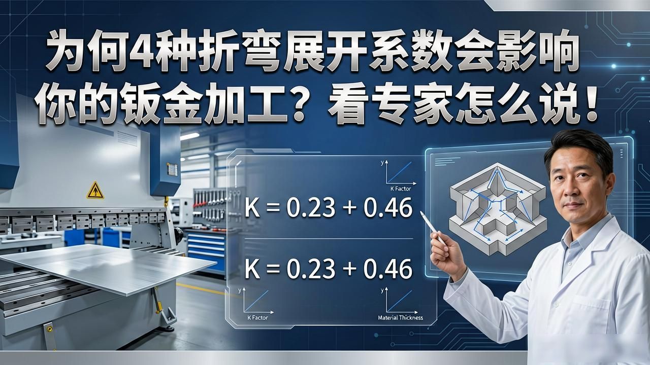 4.0钣金展开系数多少_钣金折弯展开系数应用_下模选择调整对折弯工艺影响
