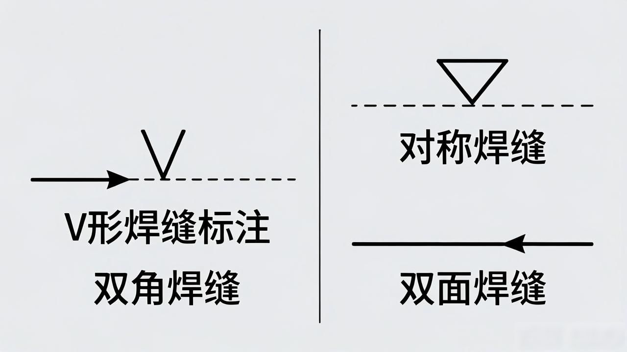 常用焊接符号介绍-铆焊老刘铆工焊工笔记