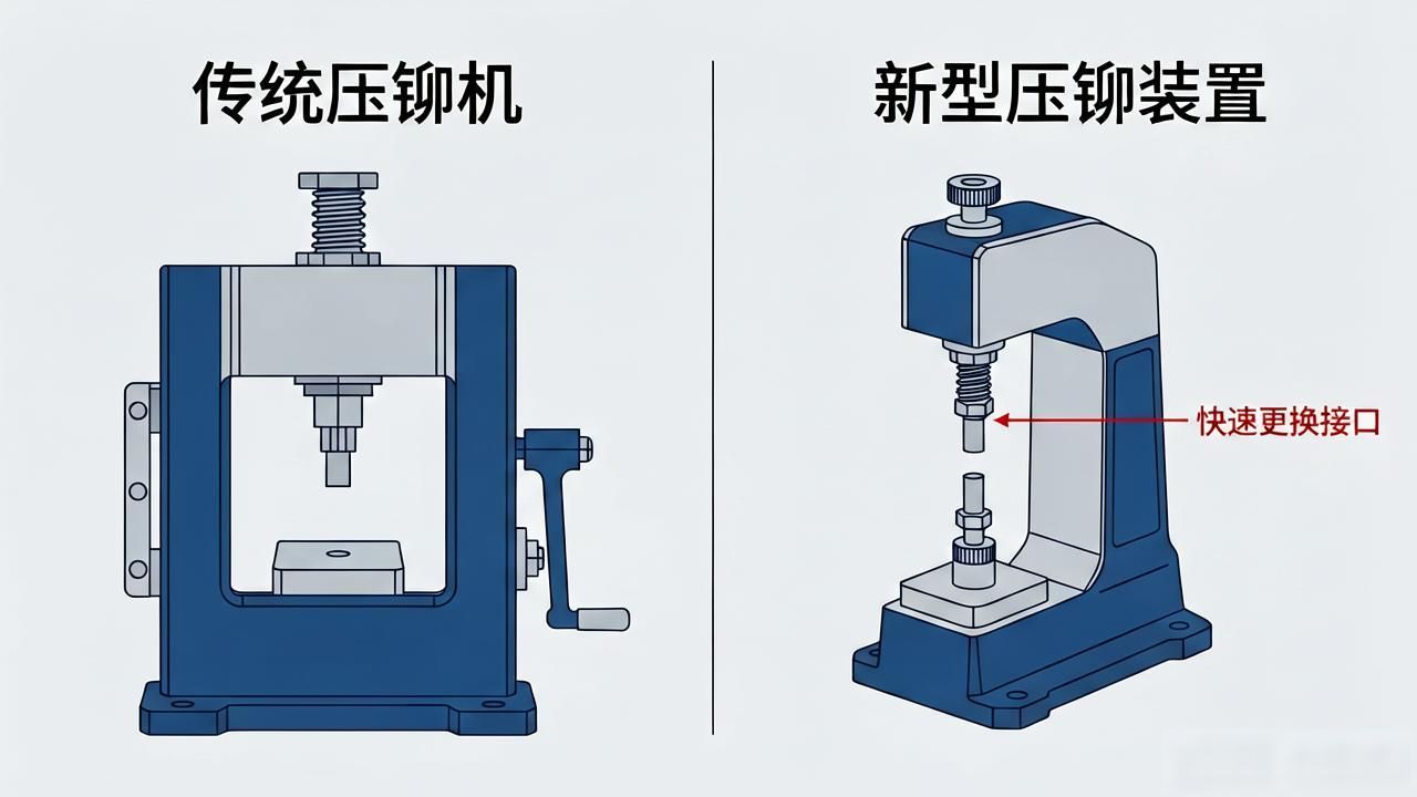压铆装置设计_压铆设备技术参数_如何自制压铆工具