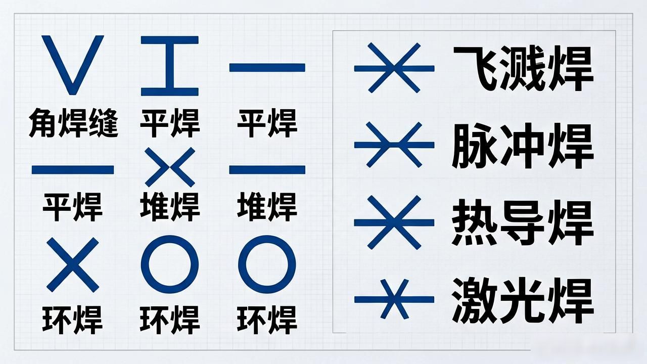 基本焊接符号_焊接符号大全_英制焊接符号