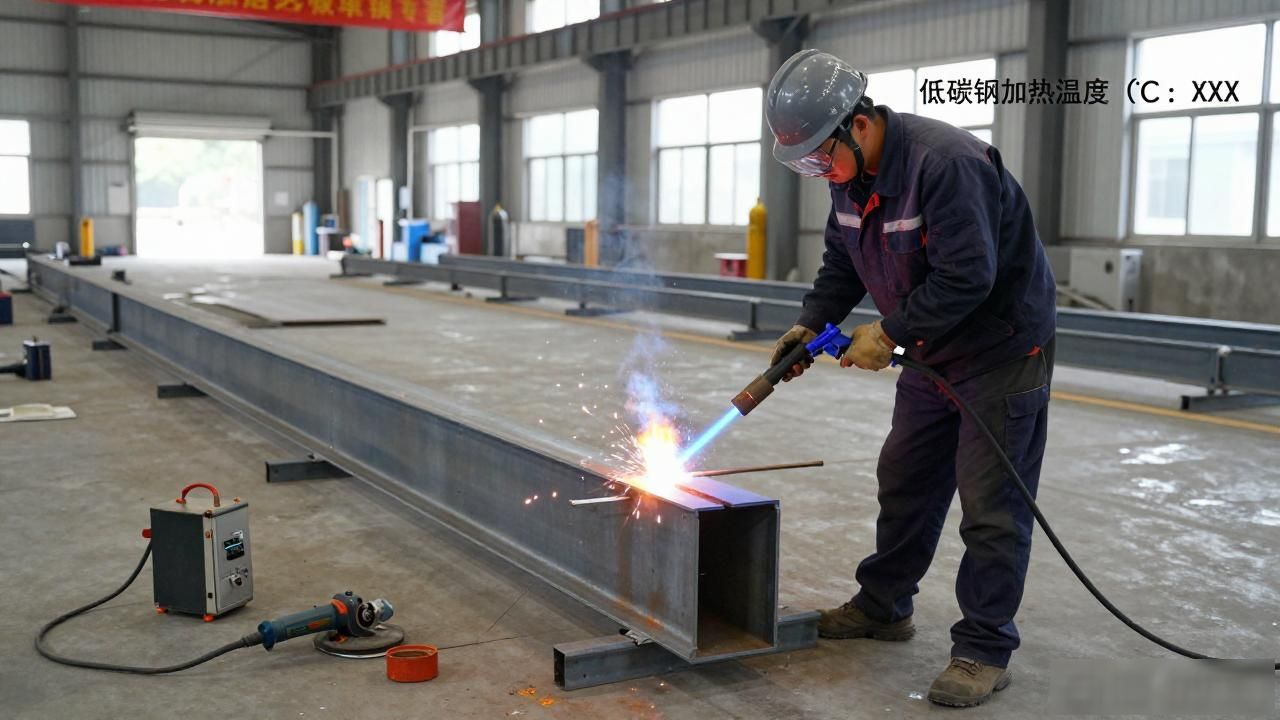 钢结构焊接变形火焰矫正施工方法-铆焊老刘铆工焊工笔记