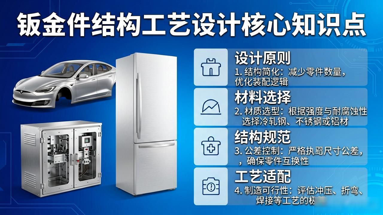 钣金展开图厚度_钣金件结构工艺设计_钣金件材料选择规范