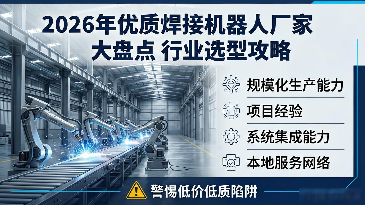 2026年优质焊接机器人厂家大盘点 行业选型攻略-铆焊老刘铆工焊工笔记