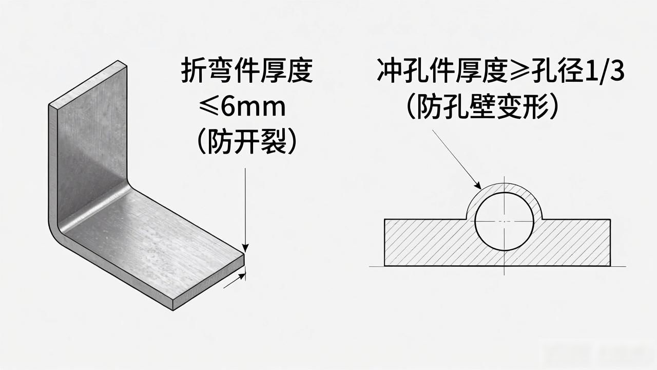 钣金展开教学课件_材料选择规范_钣金结构设计原则