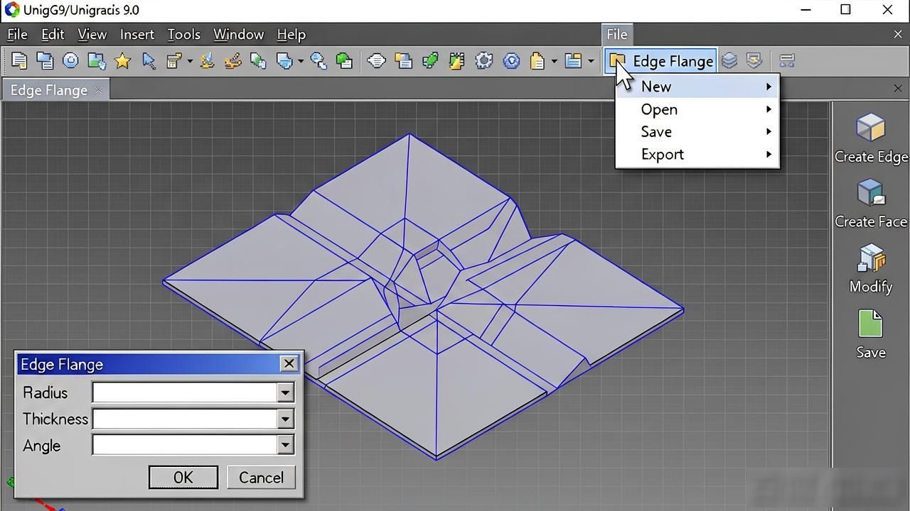 UG9.0钣金特征创建与应用_UG9.0钣金设计教程_ug如何用钣金展开