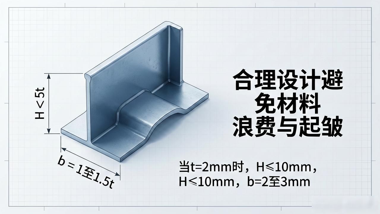 钣金压边怎么展开_钣金件设计原则_材料选择规范