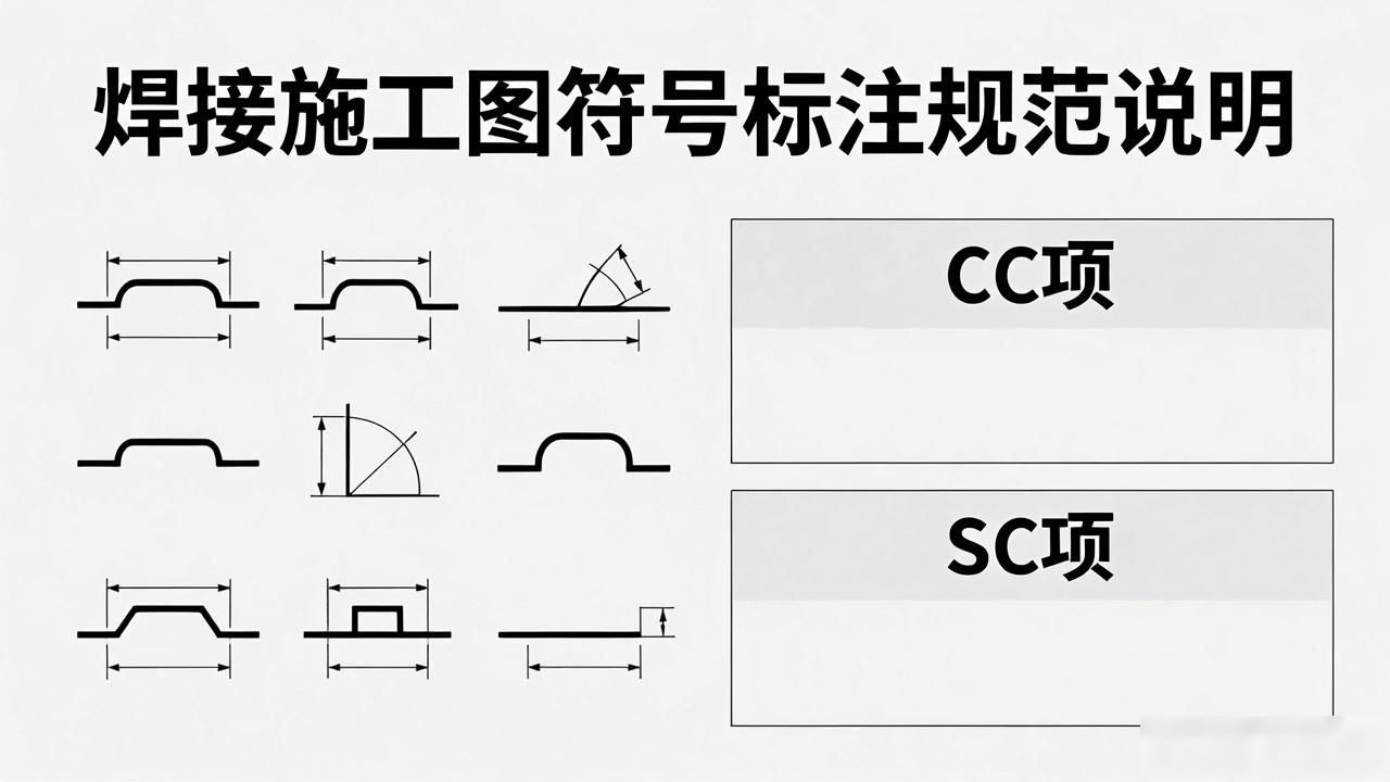 焊接符号标注方法_焊接符号国标_钢结构焊接符号含义