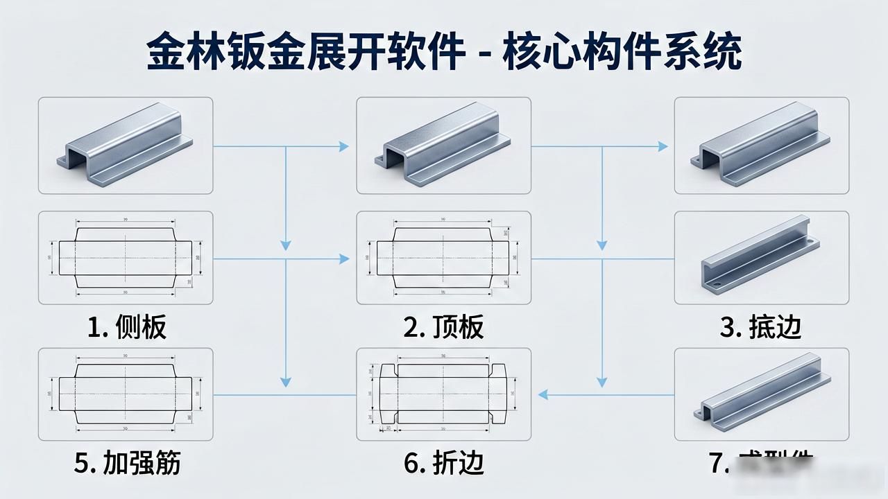 金林钣金展开软件-铆焊老刘铆工焊工笔记