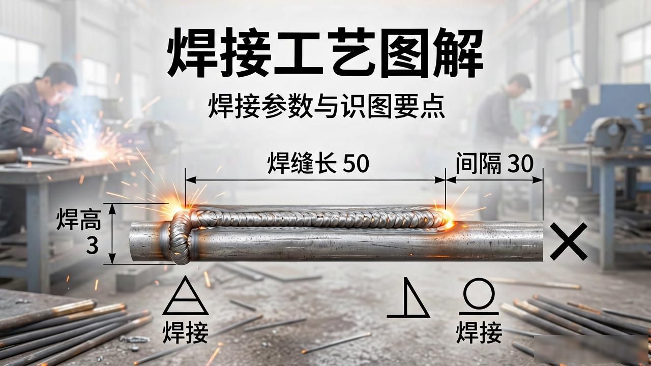 T形接头_半弧焊接符号_焊缝尺寸符号