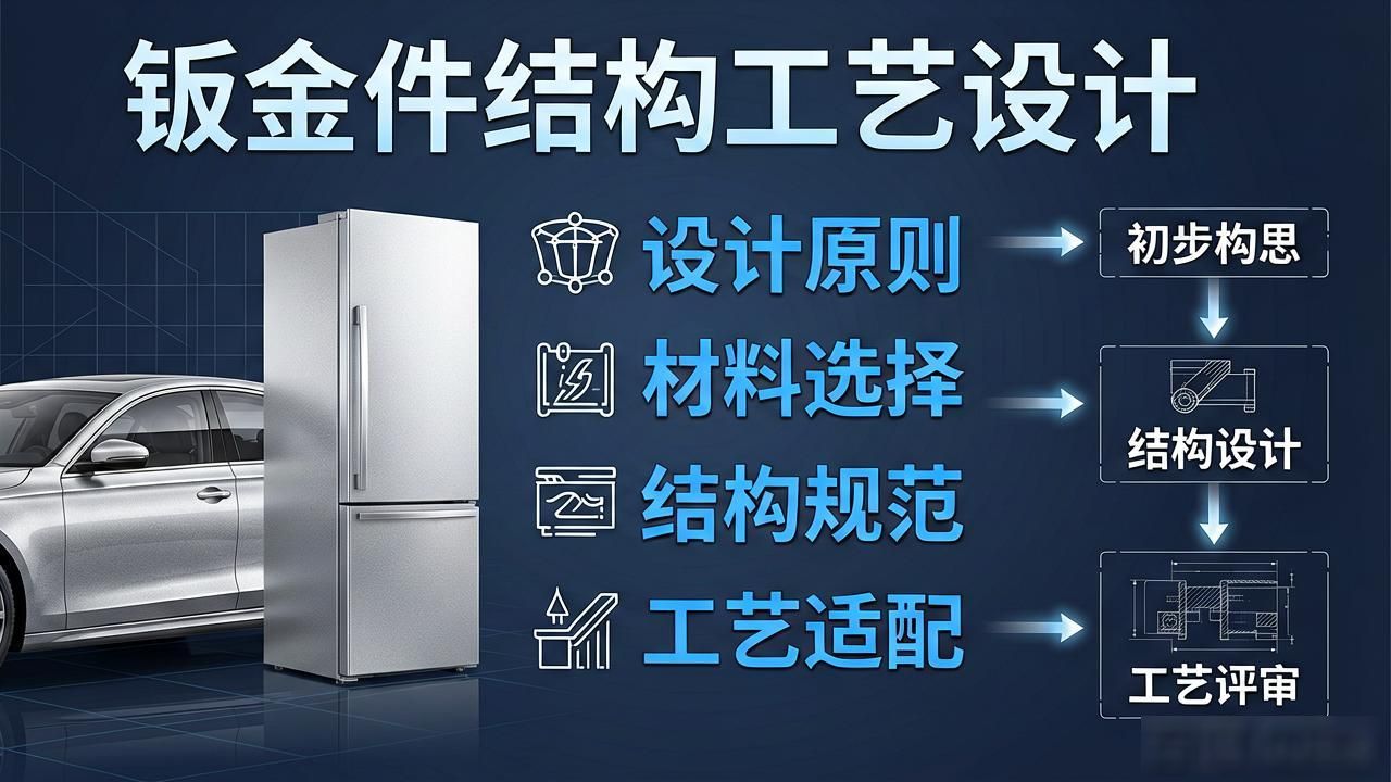 钣金结构设计原则_材料选择规范_钣金展开失败提示