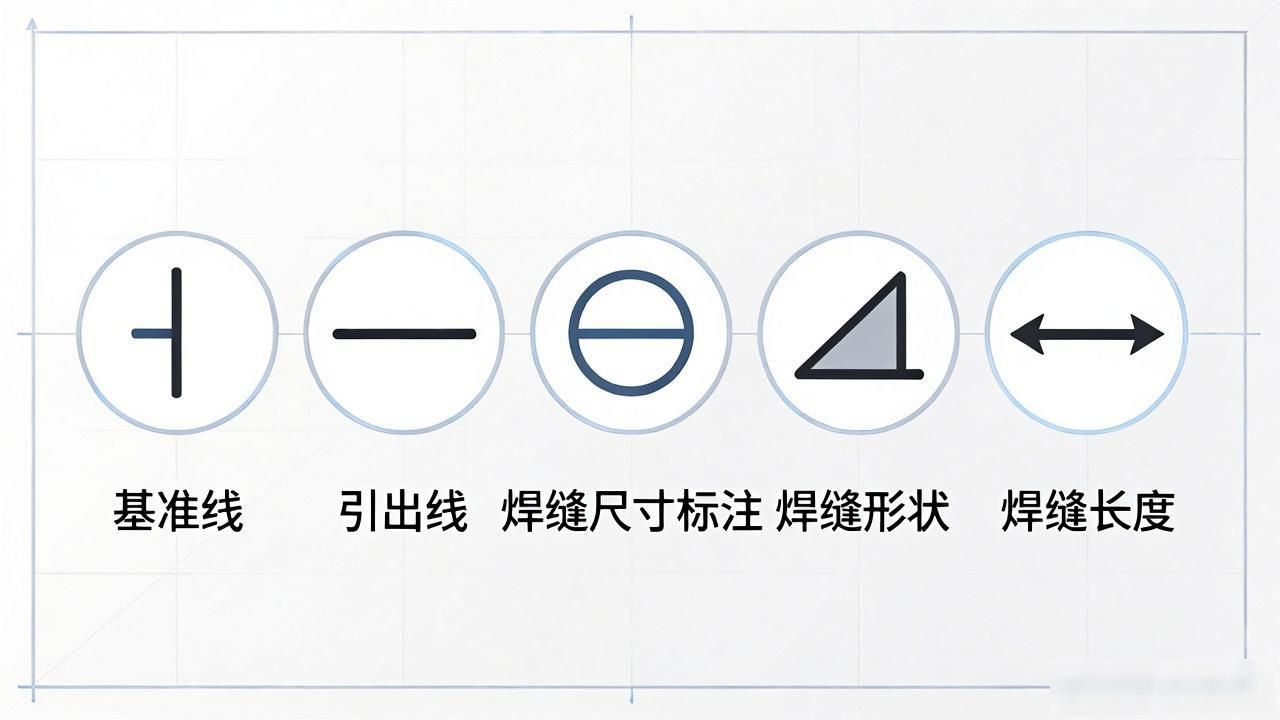 焊缝符号标注法_焊缝图示法_焊件焊接符号