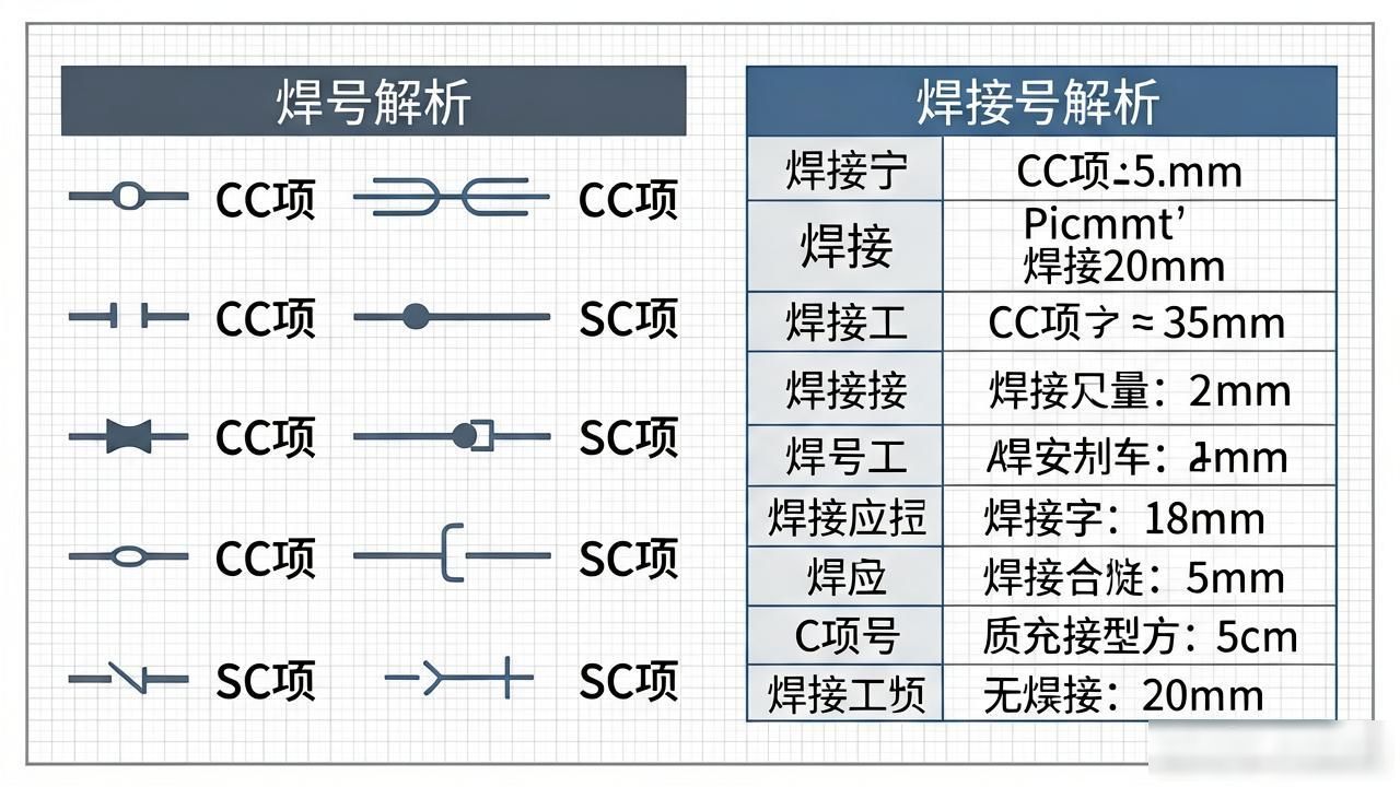 焊接符号样式_焊接符号标注实例及方法_焊接图纸符号解析大全