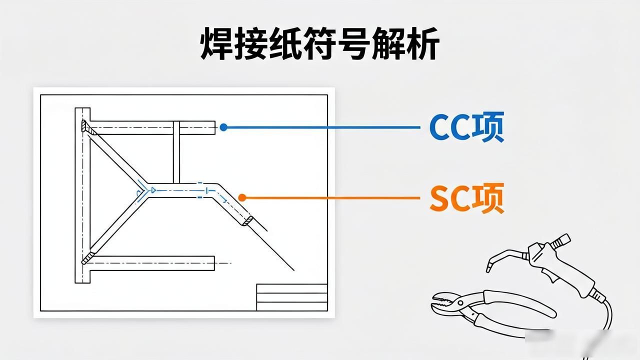 焊接符号样式_焊接符号标注方法_钢结构焊缝符号含义