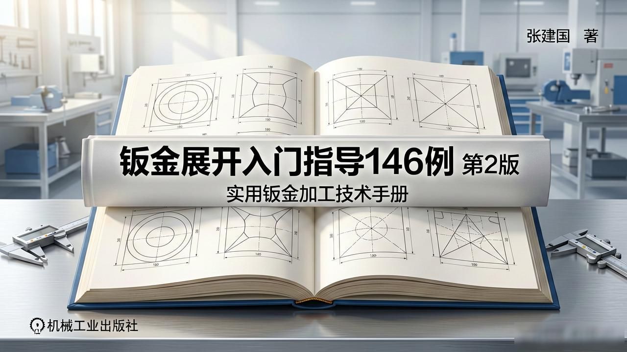 钣金展开入门指导146例 第2版_钣金展开理论做图案例_钣金锥体展开画法