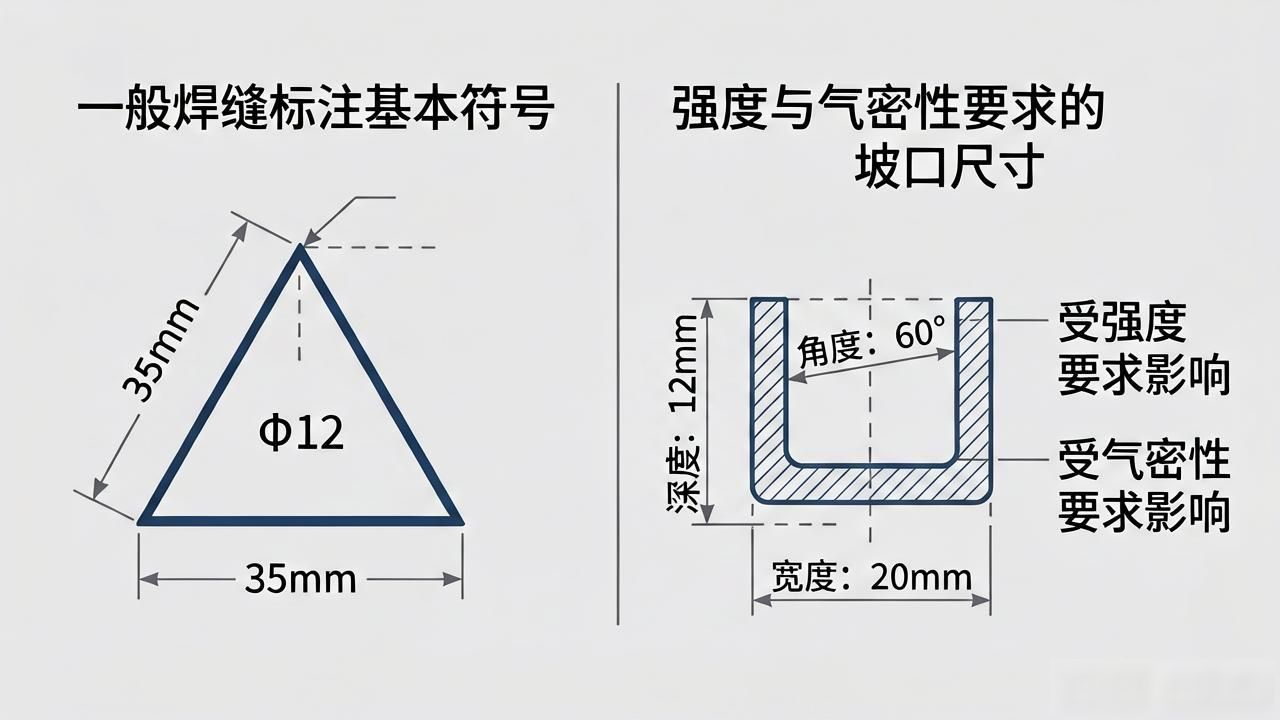 符号标注法要素_焊缝标注方法_焊接件怎么标注焊接符号