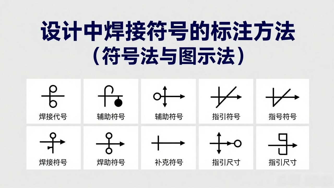 设计中焊接符号的标注方法(符号法与图示法)-铆焊老刘铆工焊工笔记