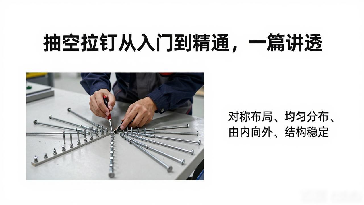 抽空拉钉操作步骤详解_如何自制拉铆工具教程_抽空拉钉入门到精通教程