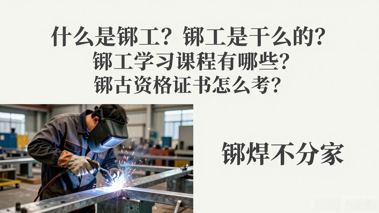 什么是铆工？铆工是干什么的？铆工学习课程有哪些？铆工资格证书怎么考？-铆焊老刘铆工焊工笔记