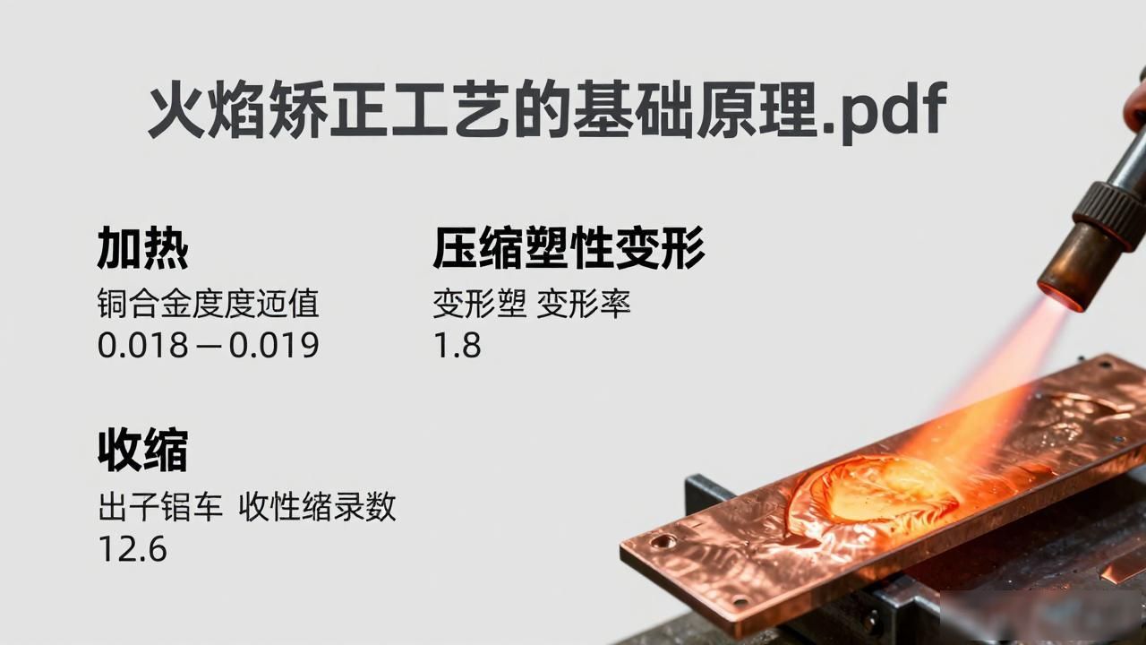 火焰矫正工艺 基础原理 应用范围 07_火焰矫正 标准