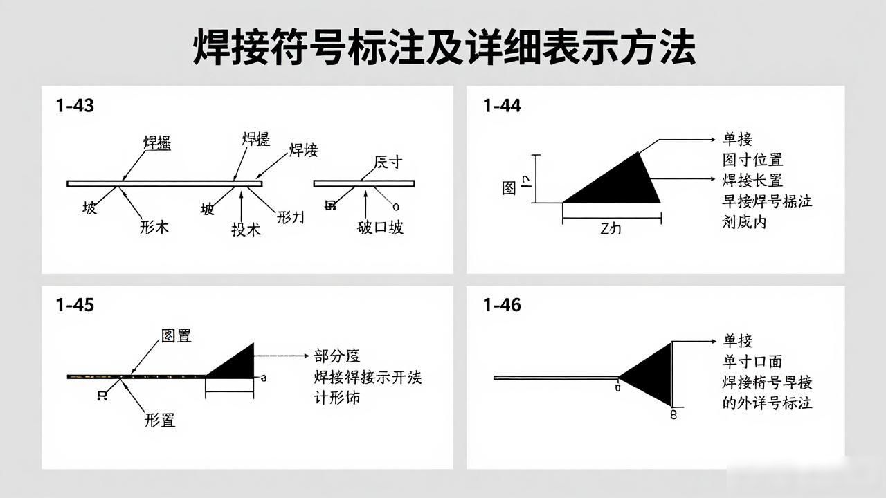 焊接符号标注方法_焊接点符号_焊缝符号国家标准