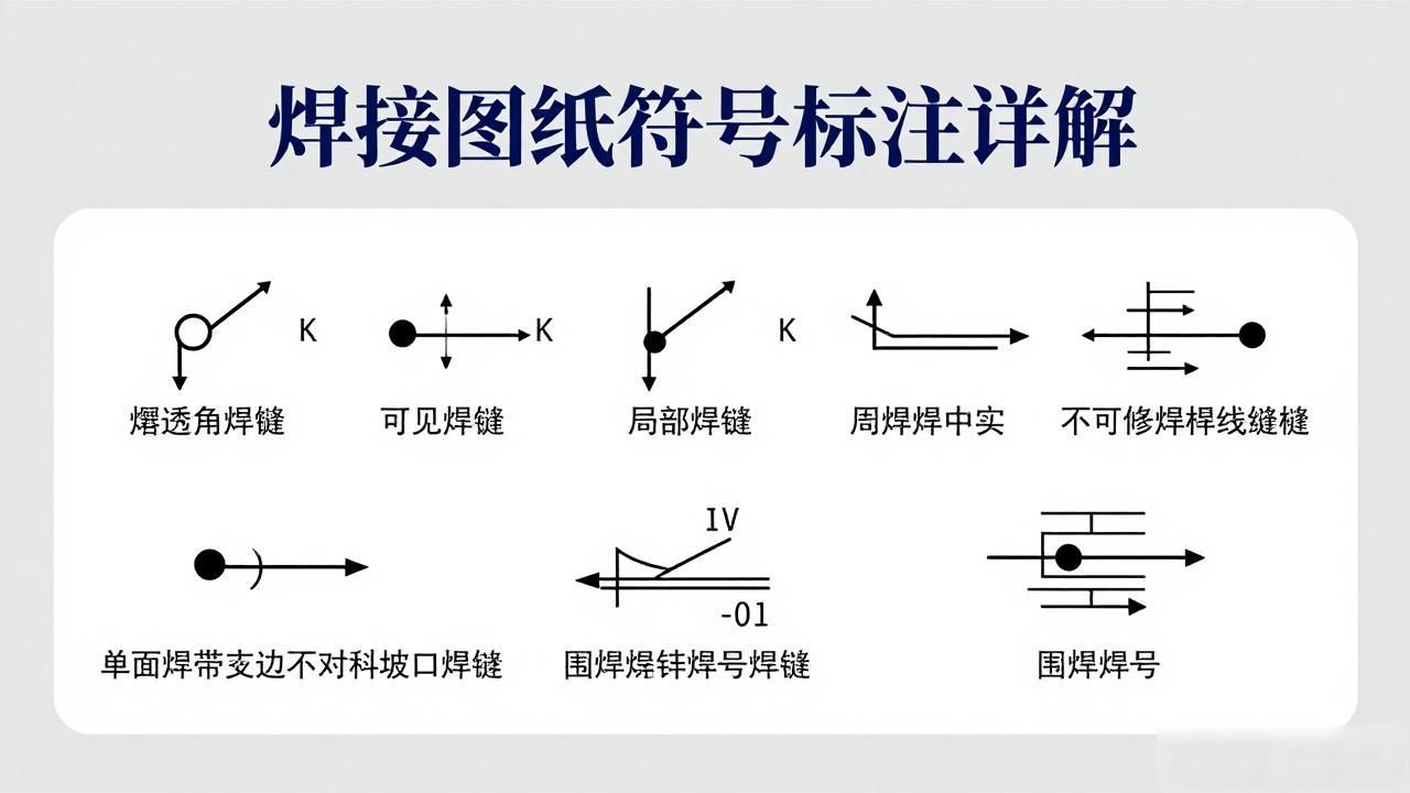 焊接图纸符号标注详解_焊接点符号_焊接符号图解示例