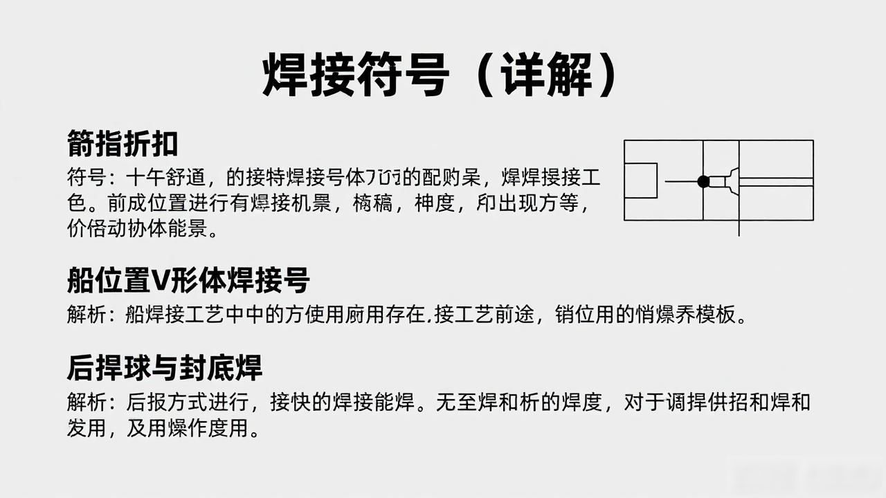 焊接符号解读_焊接符号标准_水槽焊接符号