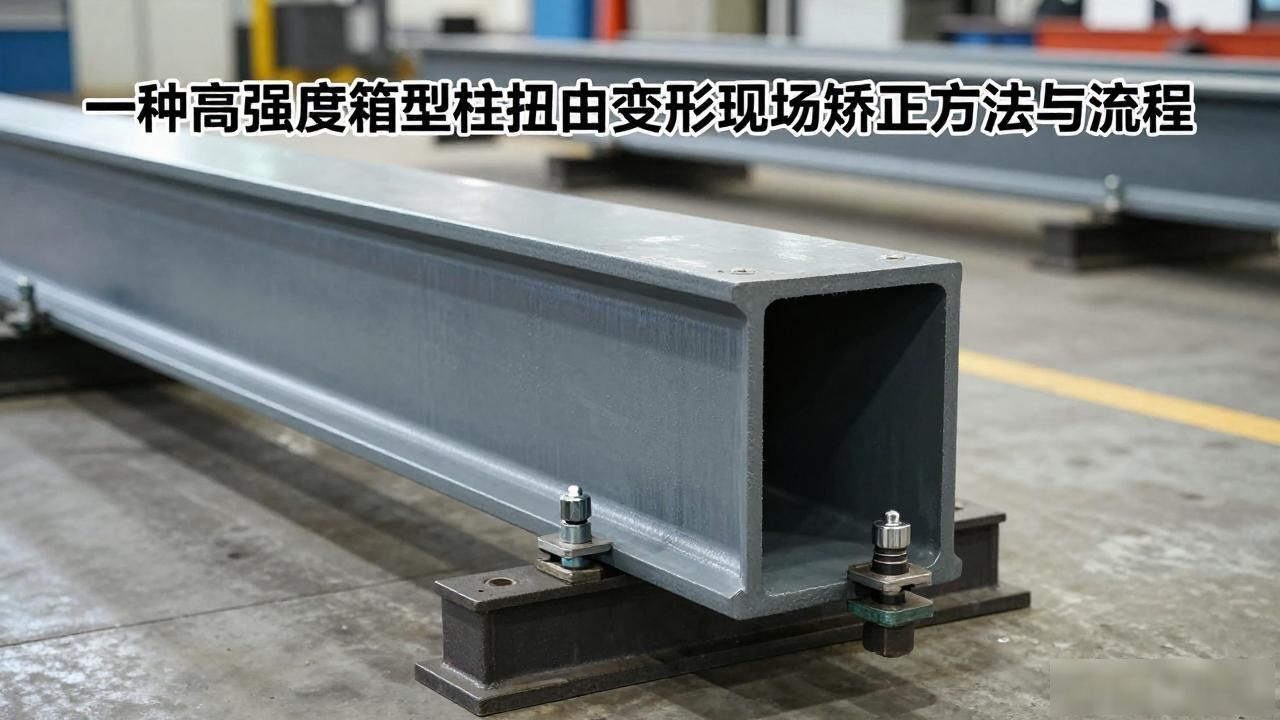 一种高强度箱型柱扭曲变形现场矫正方法与流程-铆焊老刘铆工焊工笔记