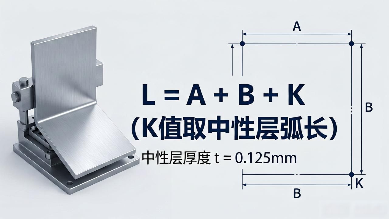 展开计算公式原理_钣金展开的手写公式_钣金折弯中性层计算