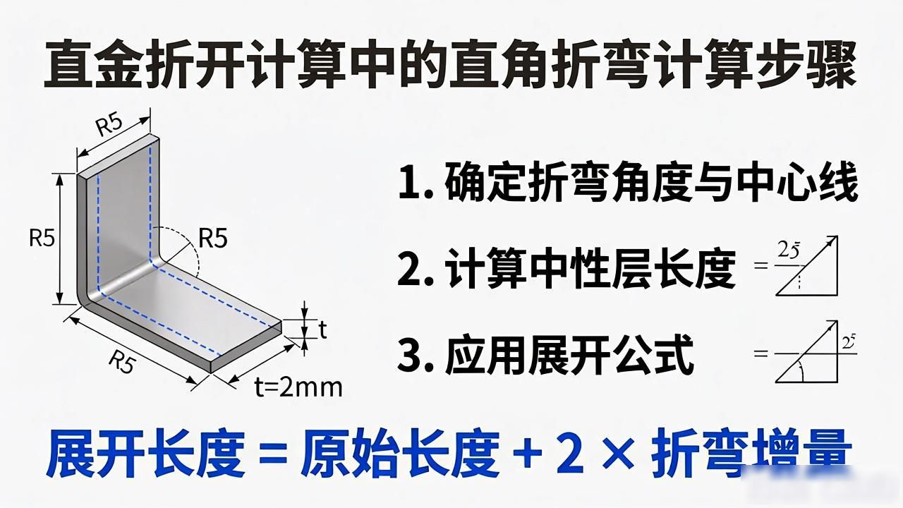 段差展开计算方法_钣金展开的手写公式_铣金展开计算技巧