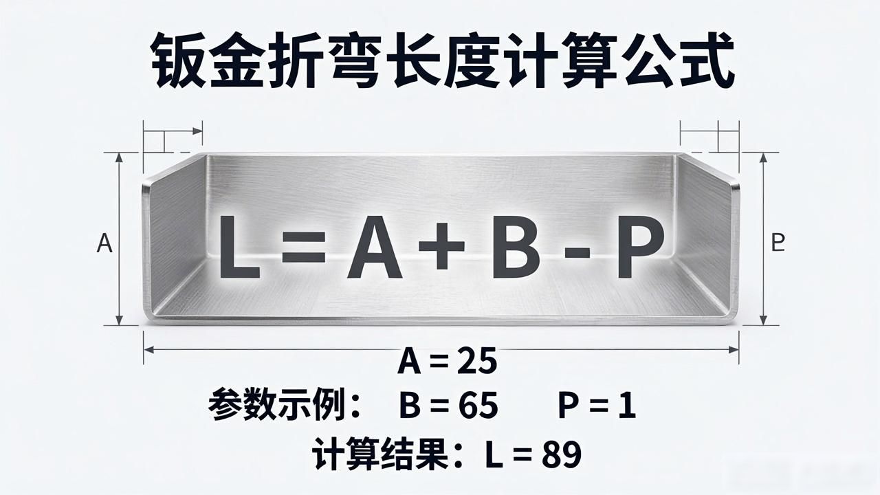 折弯计算公式总结_钣金展开的手写公式_折弯展开计算公式