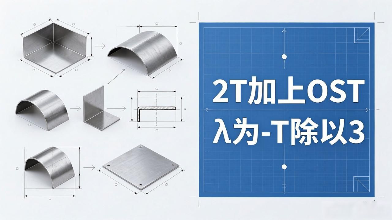 钣金折弯展开算料_钣金折弯展开计算方法_钣金折弯中性层计算