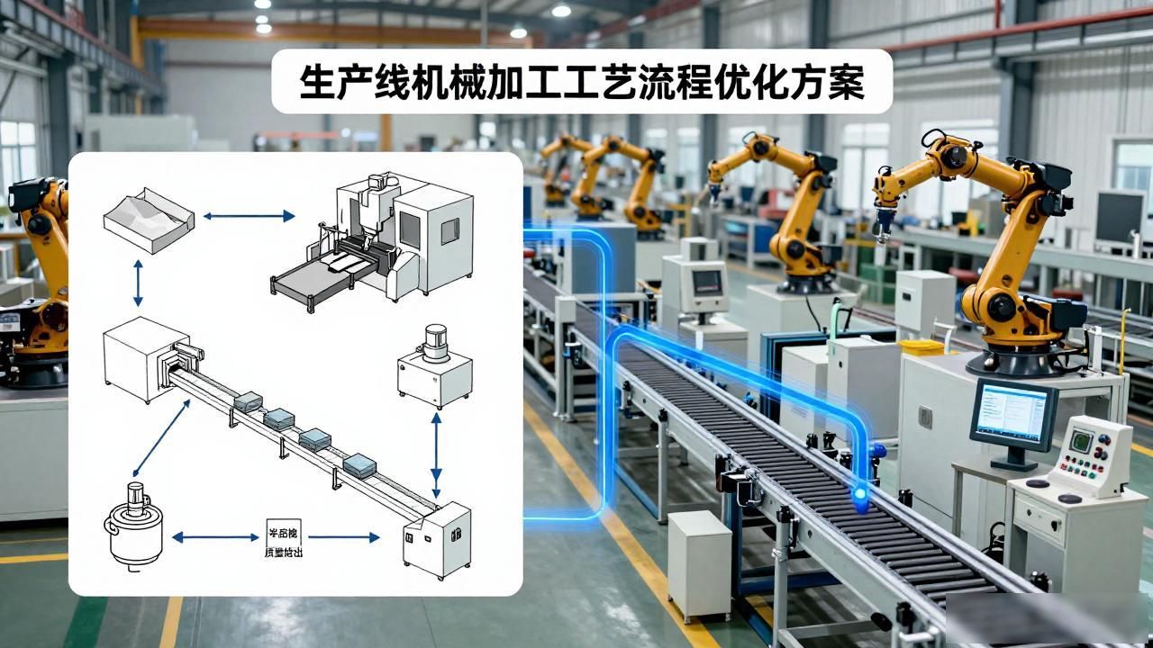 生产线机械加工工艺流程优化方案-铆焊老刘铆工焊工笔记