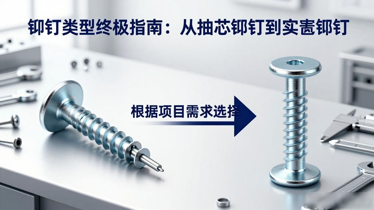 数控加工铆钉类型_铆钉拉铆工具图片高清_铆钉选择原则和应用场景
