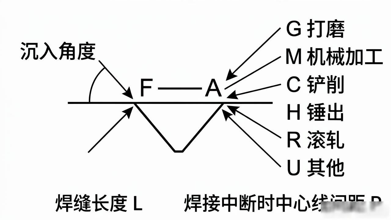 焊接符号标准_焊接符号大全_sb焊接符号