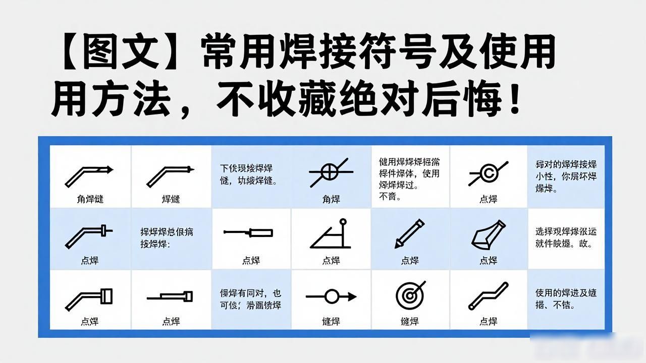 焊接符号标准_美标焊接符号注解_焊接符号解读