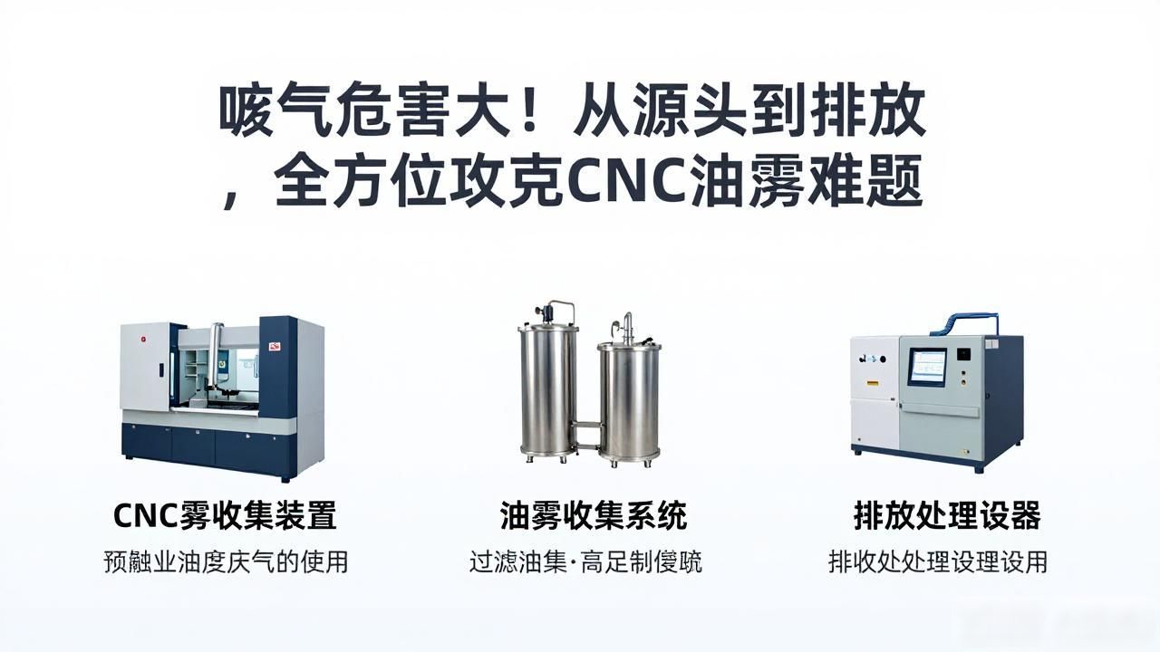 油雾收集器在CNC加工中的应用_CNC加工厂环境与安全_CNC油雾废气危害与处理方案