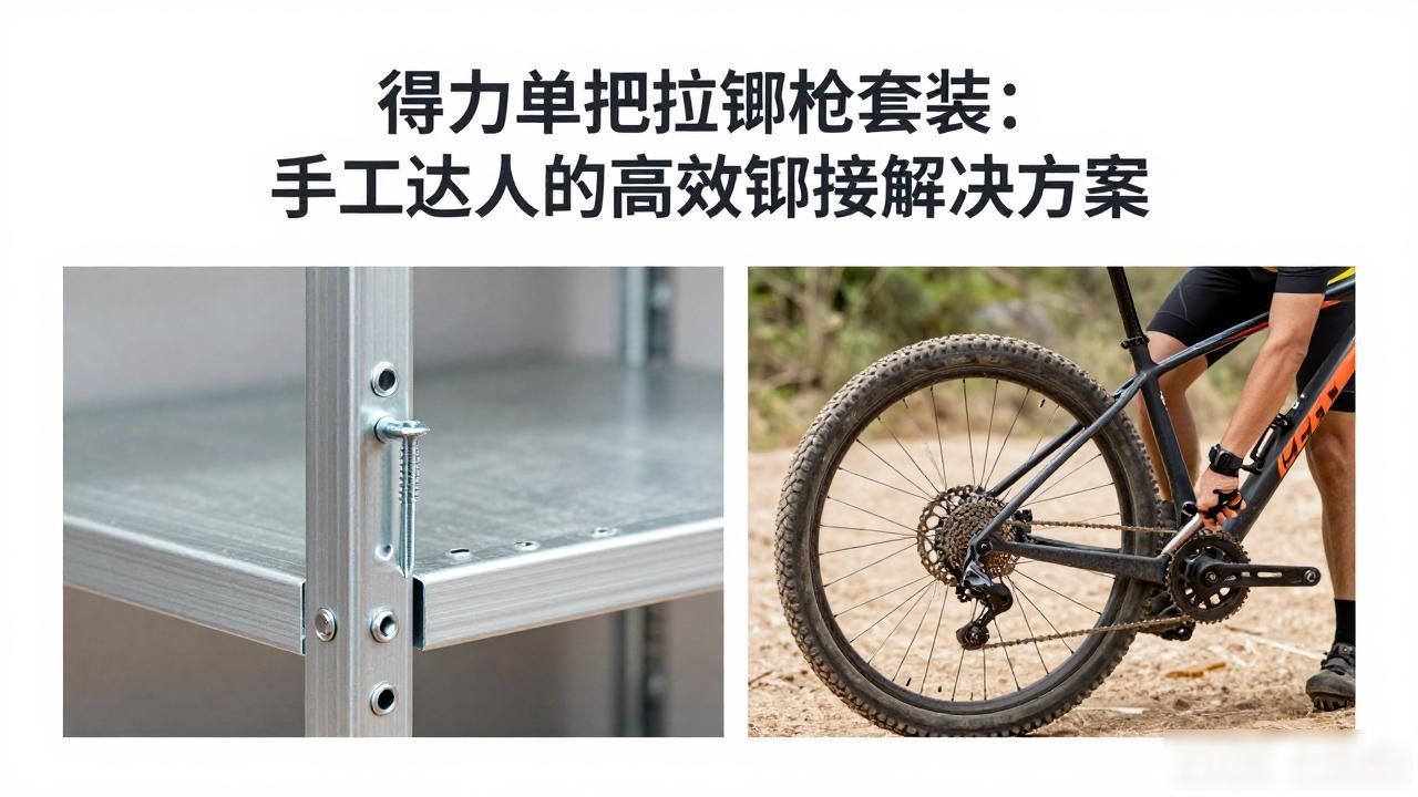 单手操作拉铆枪_双把拉铆工具套装_得力单把拉铆枪套装