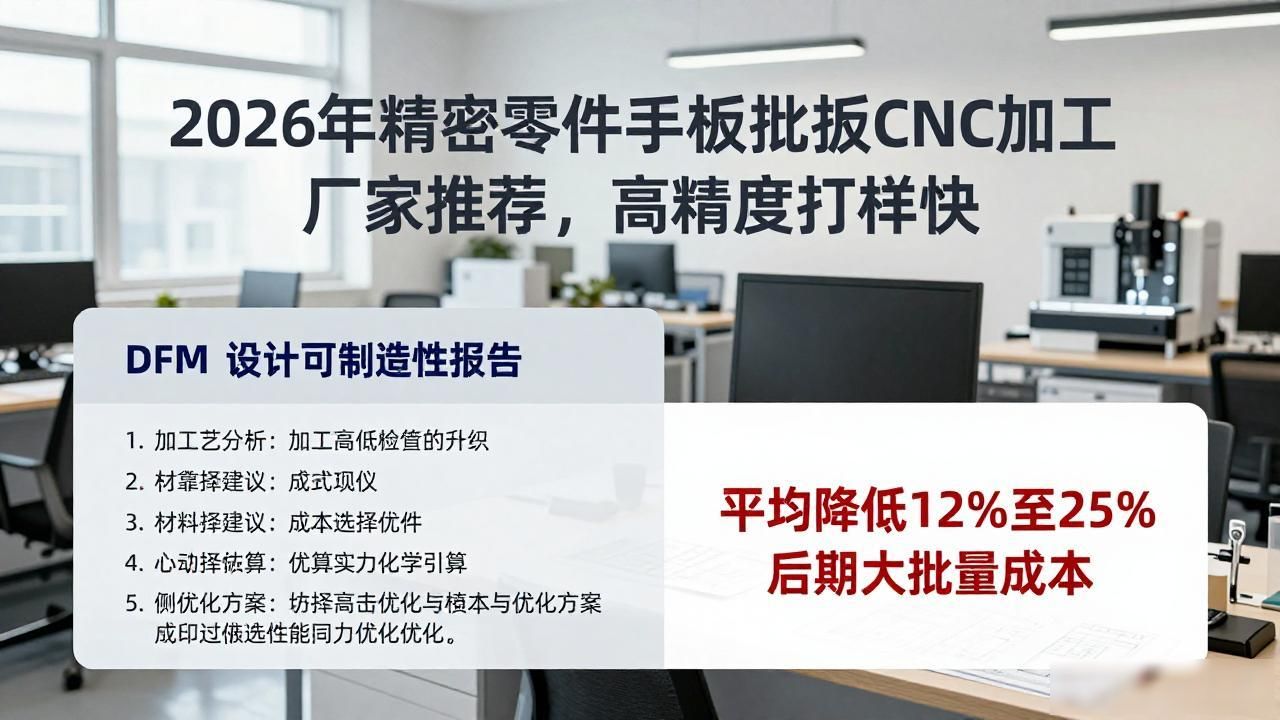 2026年精密零件手板批量CNC加工厂家推荐，高精度打样快-铆焊老刘铆工焊工笔记