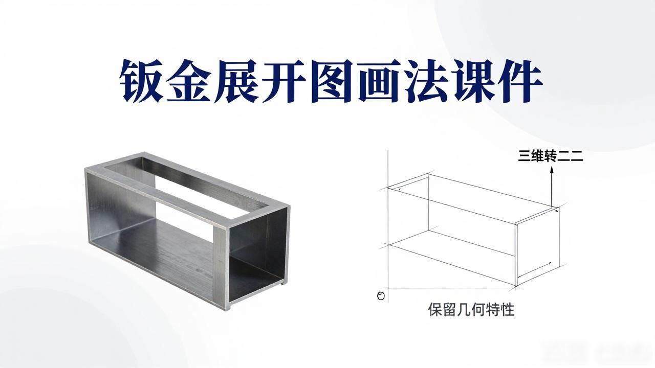 钣金展开图画法课件-铆焊老刘铆工焊工笔记