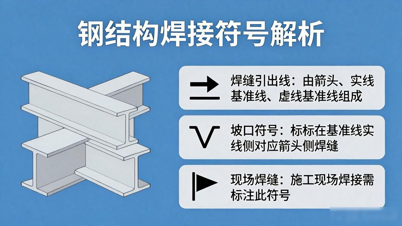周边围焊焊接符号_焊接符号标注方法_钢结构焊缝符号含义