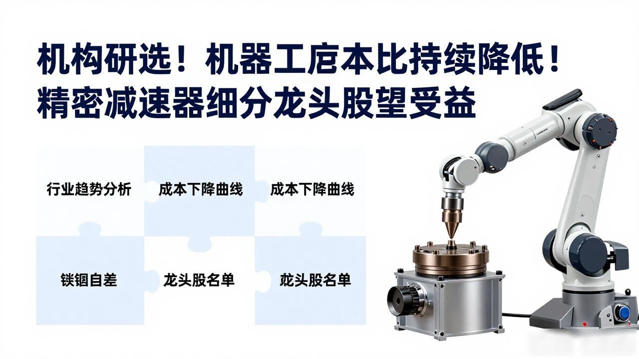 机构研选| 机器人工成本比持续降低!精密减速器细分龙头股望受益-铆焊老刘铆工焊工笔记
