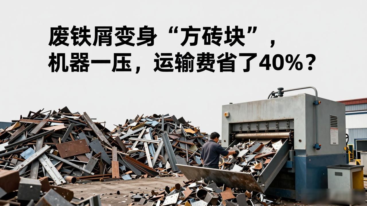 机加工车间废屑处理_金属压饼机与打包机区别_机加工铁屑处理回收