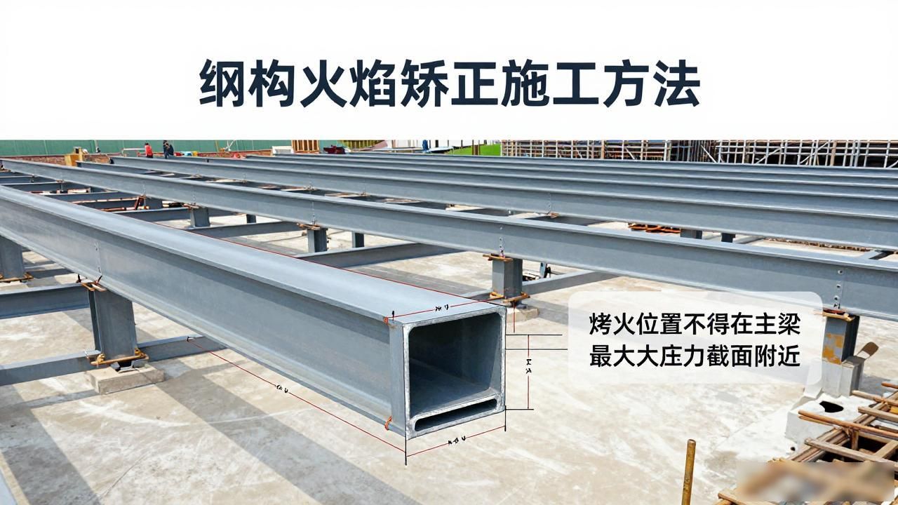 钢构造焊接变形火焰矫正方法_翼板火焰矫正方法_钢结构火焰矫正施工方法