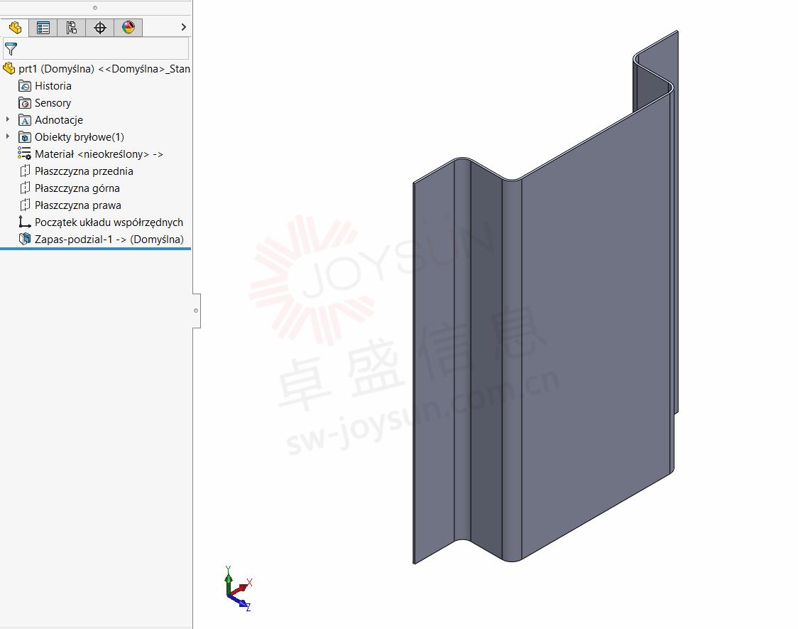 钣金零件分割操作步骤_SOLIDWORKS分割钣金零件教程_solidworks钣金折弯与展开