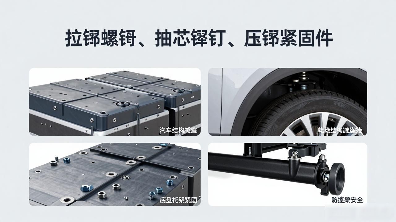 拉铆螺母、抽芯铆钉、压铆紧固件-铆焊老刘铆工焊工笔记