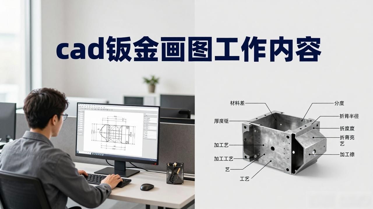 cad钣金画图工作内容-铆焊老刘铆工焊工笔记