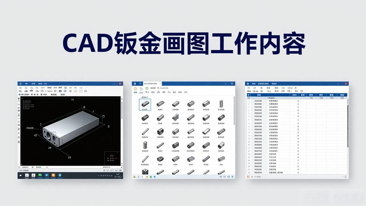 钣金剖面展开_钣金工艺支持文件管理_CAD钣金图纸设计